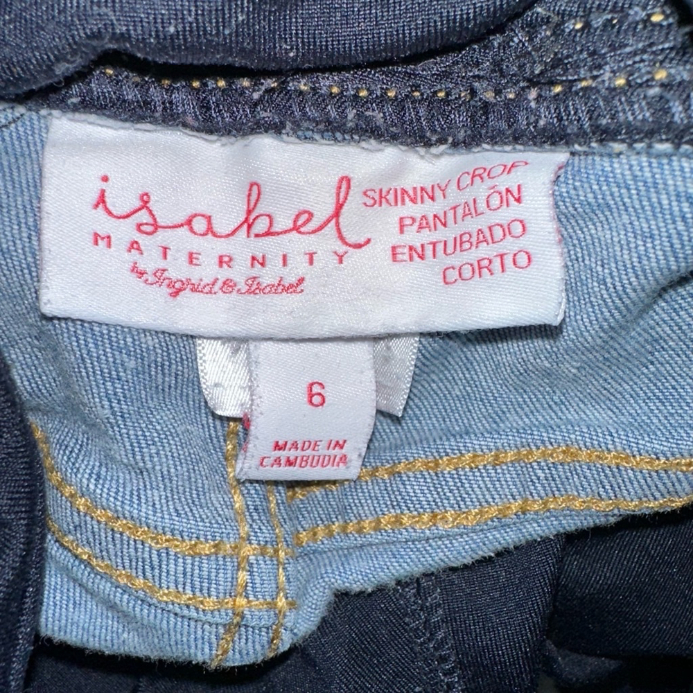Women's Isabel Maternity Jeans Size 6 Blue - Picture 6 of 8